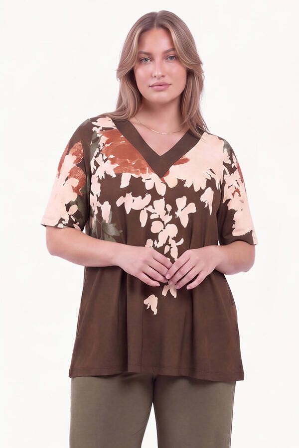 YOEK Plus Size singlet meerkleurig