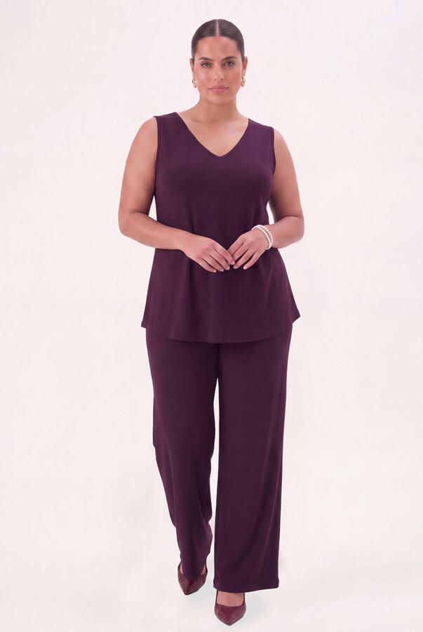YOEK Plus Size singlet paars - Foto 2