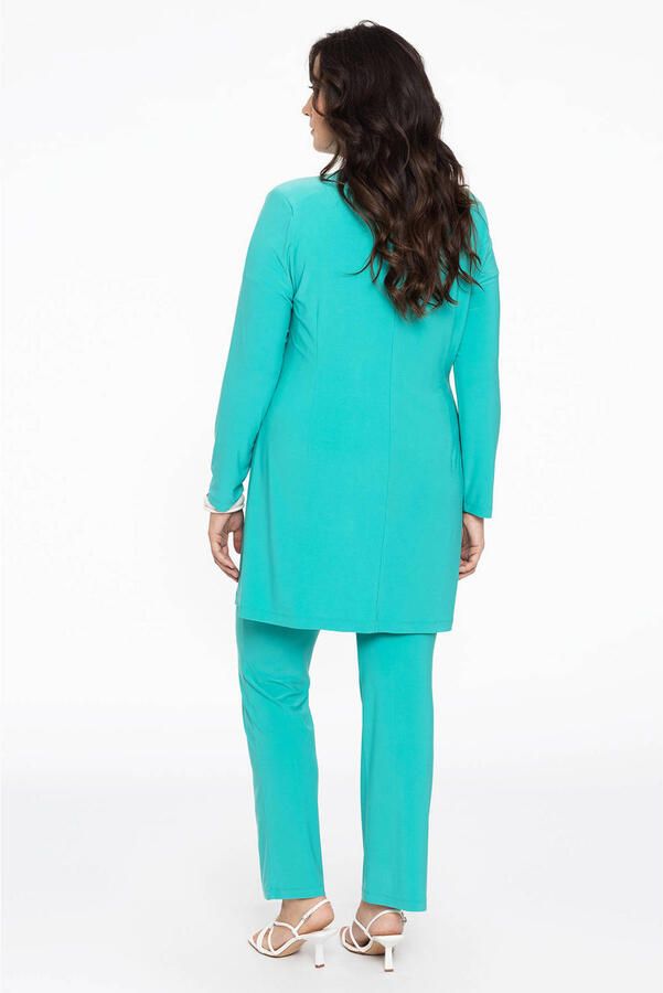 YOEK Plus Size tregging Dolce turquoise