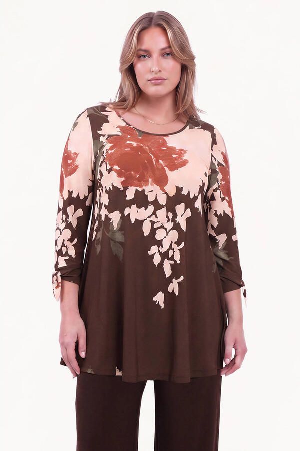 YOEK Plus Size tuniek meerkleurig