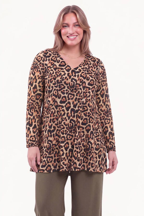 YOEK Plus Size tuniek meerkleurig - Foto 2