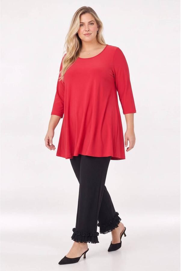 YOEK Plus Size tuniek roze - Foto 2
