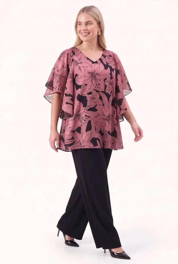 YOEK Plus Size tuniek zwart - Foto 2