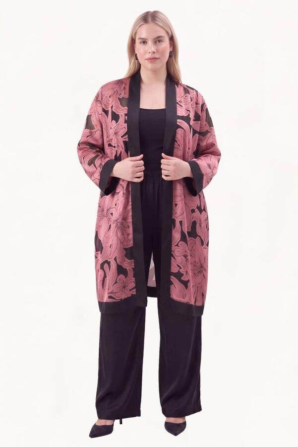 YOEK Plus Size vest zwart - Foto 2