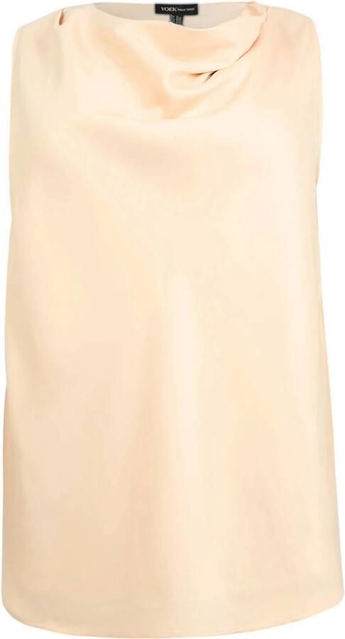 YOEK rayon tuniek Plus Size roze