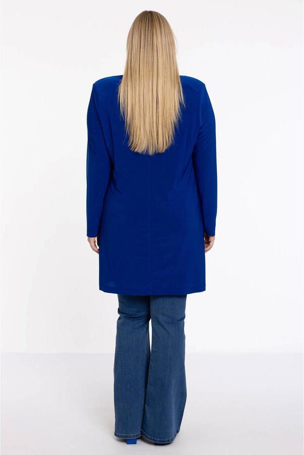 YOEK rechtvallende blazer cobalt - Foto 2