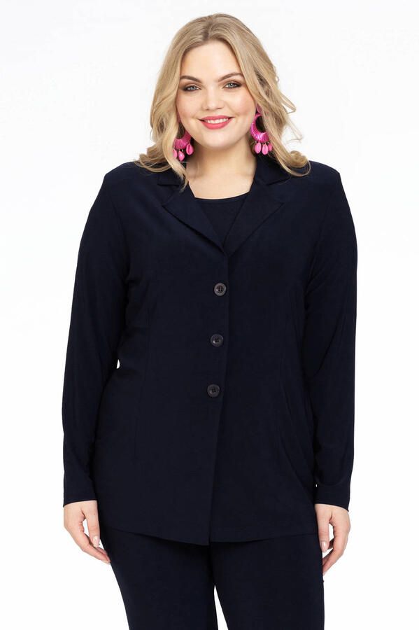 YOEK regular blazer blauw