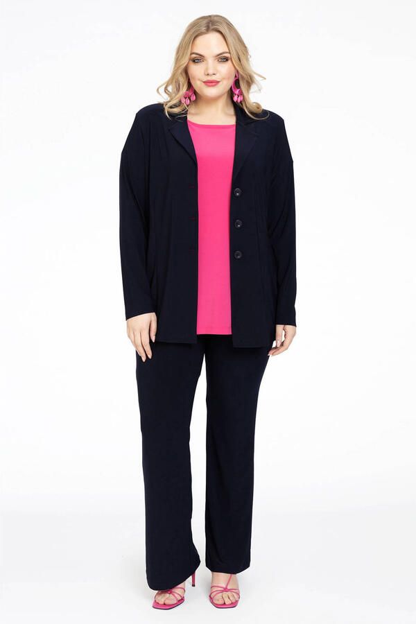 YOEK regular blazer blauw - Foto 3