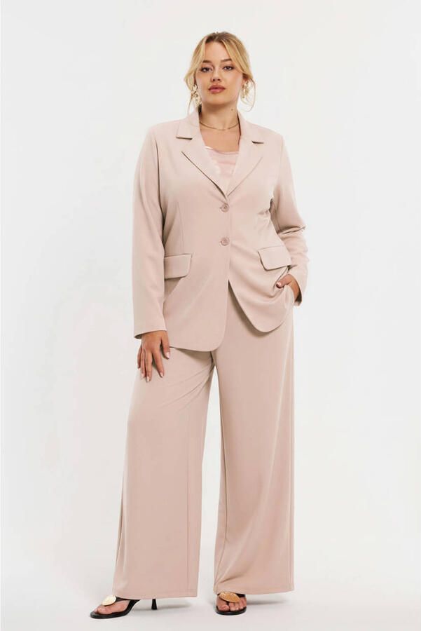 YOEK regular blazer lichtbruin - Foto 2