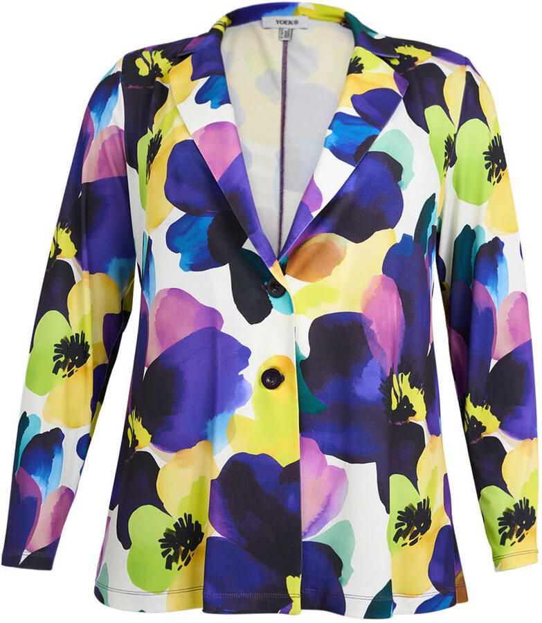 YOEK regular blazer paars - Foto 2
