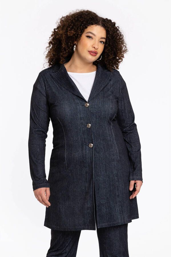 YOEK regular blazer zwart