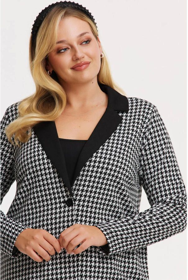 YOEK regular blazer zwart - Foto 2