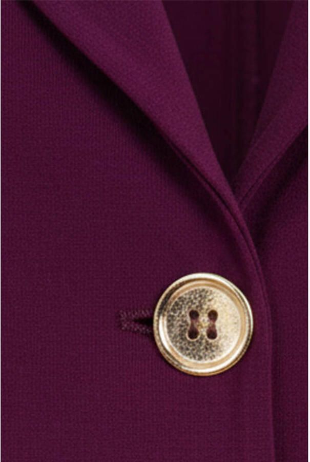 YOEK regular fit blazer Plus Size paars - Foto 2