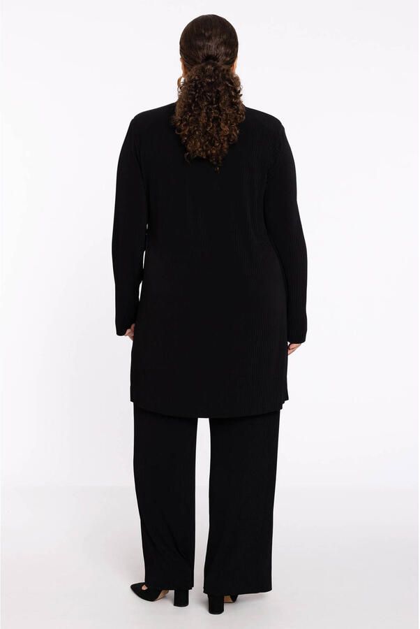 YOEK regular high waist broek zwart - Foto 2