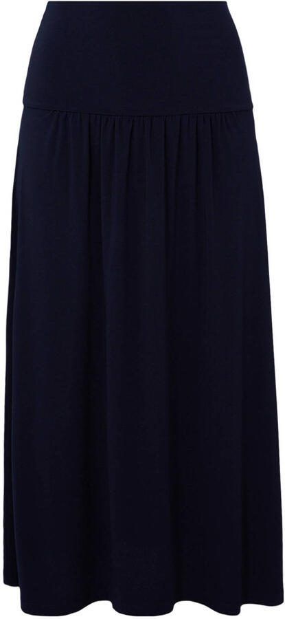 YOEK rok Plus Size blauw