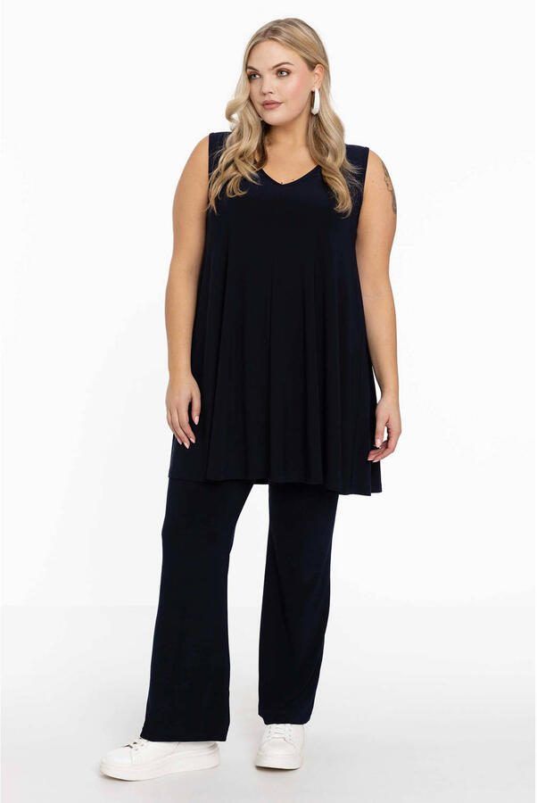 YOEK singlet DOLCE van travelstof donkerblauw - Foto 2
