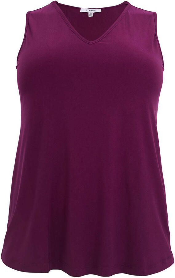 YOEK singlet Plus Size paars - Foto 3