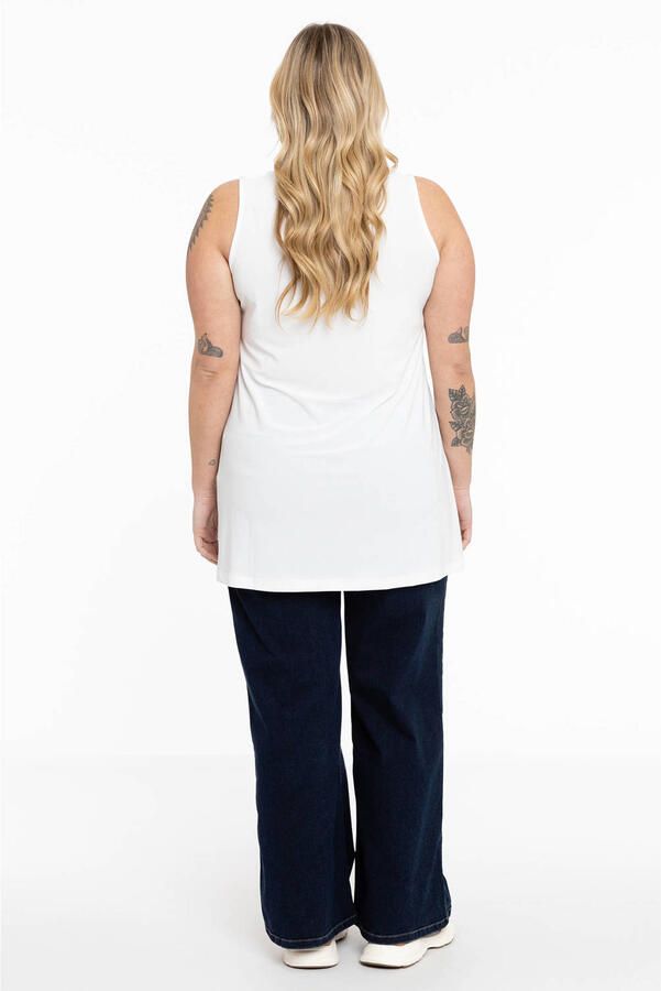 YOEK singlet van travelstof DOLCE ecru - Foto 2