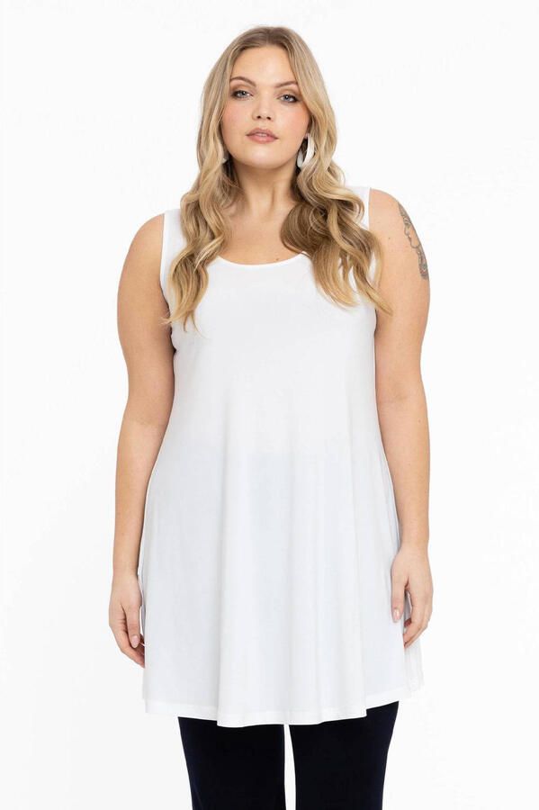 YOEK singlet van travelstof DOLCE wit - Foto 2