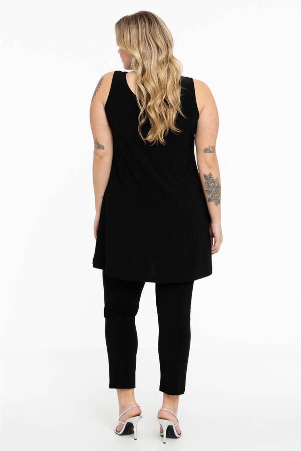 YOEK singlet van travelstof DOLCE zwart - Foto 2