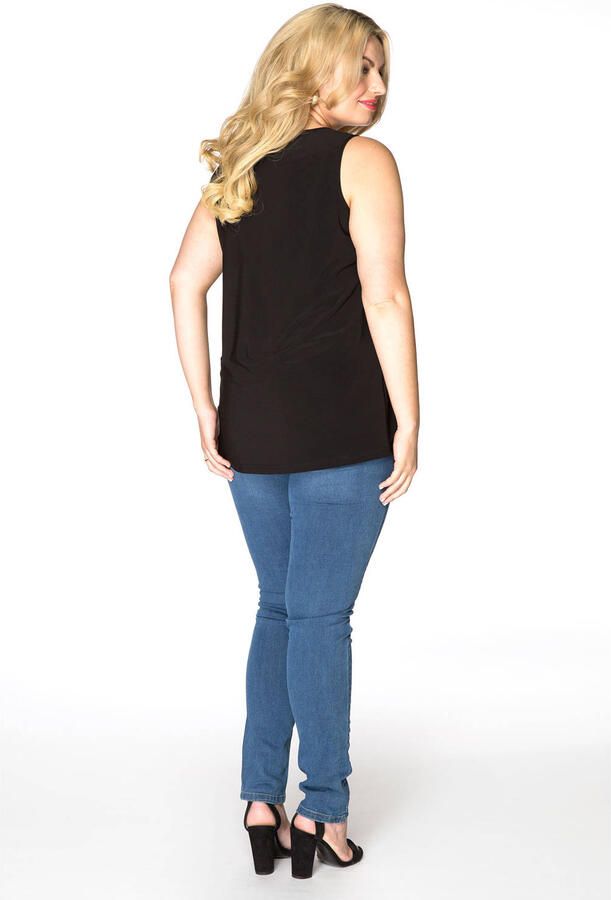 YOEK singlet van travelstof DOLCE zwart - Foto 2