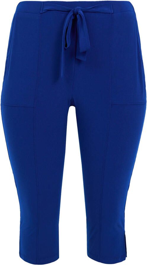 YOEK slim regular waist broek blauw - Foto 3