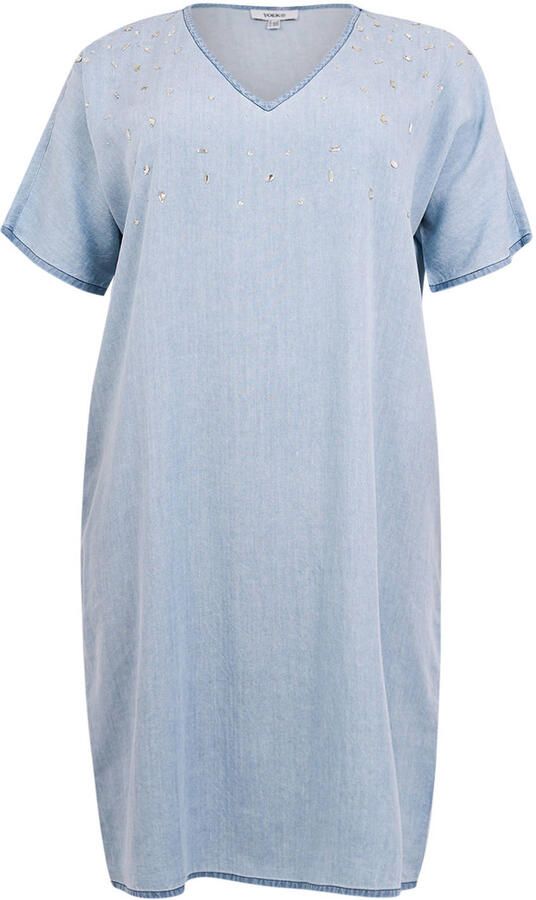 YOEK spijkerjurk light blue denim - Foto 3