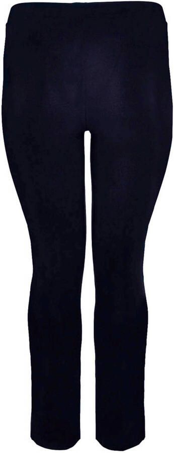 YOEK straight fit broek van travelstof DOLCE donkerblauw