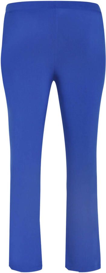 YOEK straight fit broek van travelstof DOLCE indigo