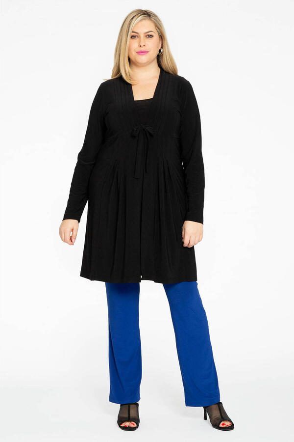 YOEK straight fit broek van travelstof DOLCE indigo - Foto 3
