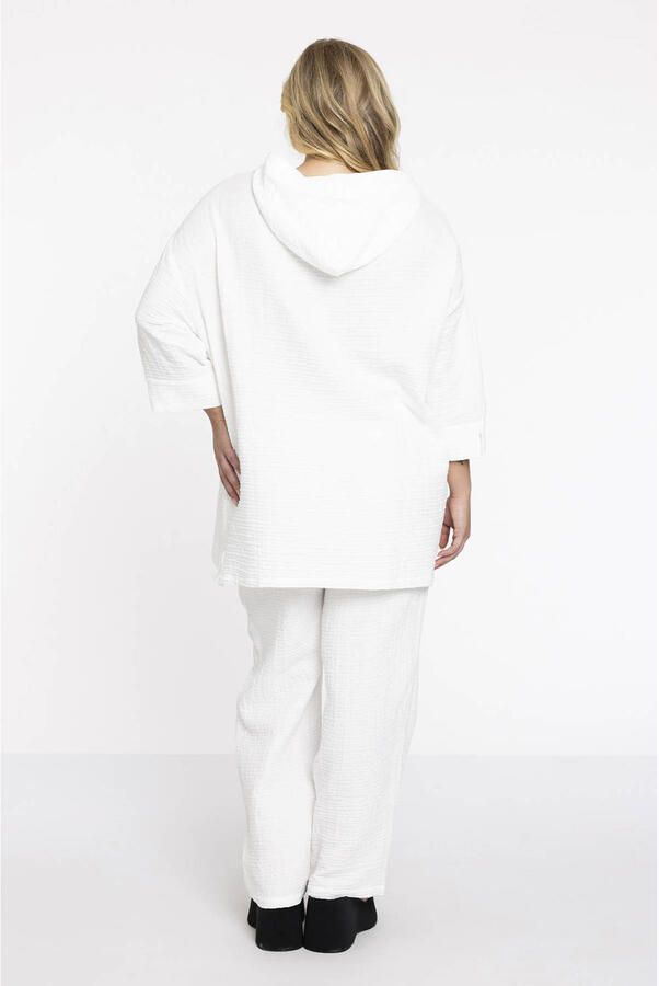 YOEK straight fit broek wit