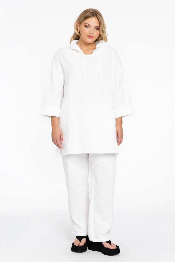 YOEK straight fit broek wit - Foto 2