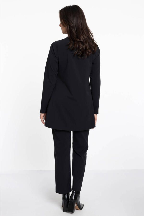 YOEK straight high waist broek zwart - Foto 2