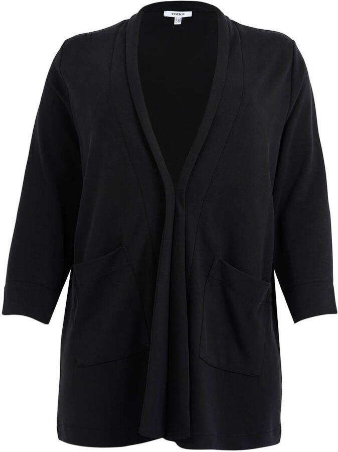 YOEK sweatvest zwart - Foto 2