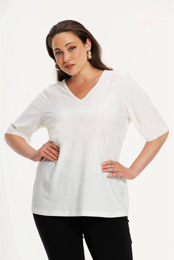 YOEK T-shirt ecru