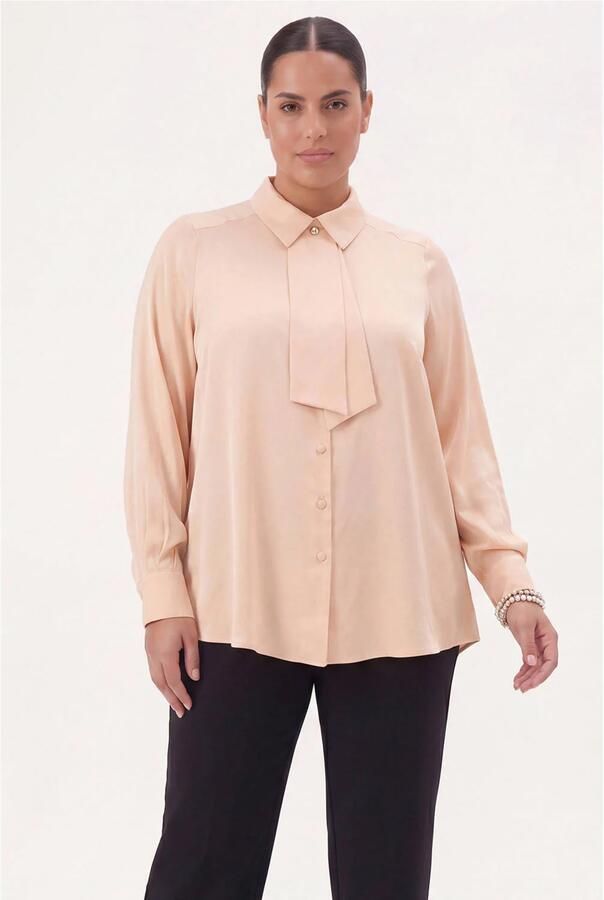 YOEK T-shirt Plus Size roze