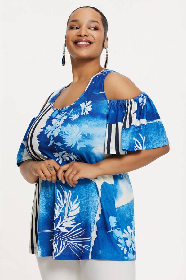 YOEK top blauw