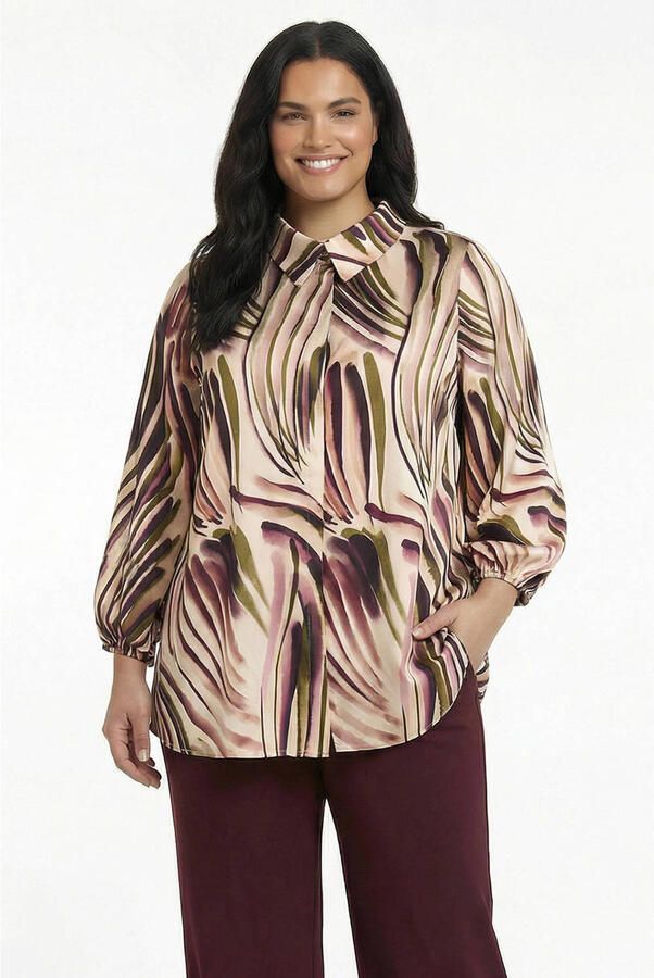 YOEK top Plus Size met print
