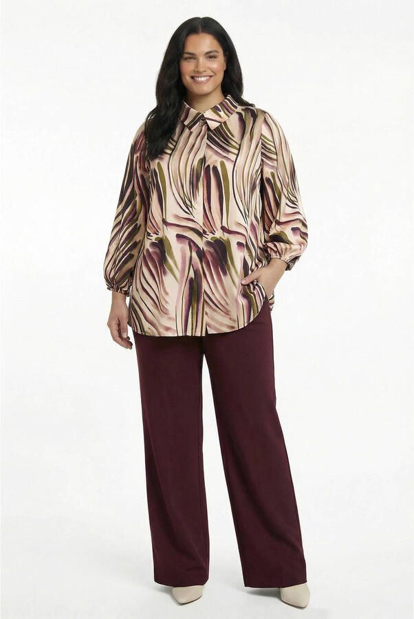 YOEK top Plus Size met print - Foto 3