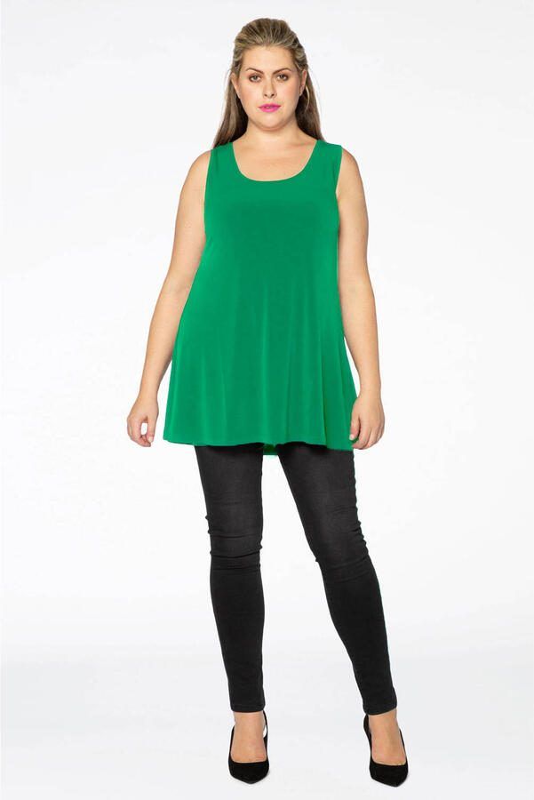 YOEK top van travelstof DOLCE groen - Foto 2