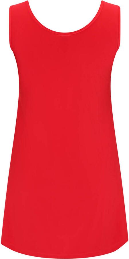 YOEK top van travelstof DOLCE rood