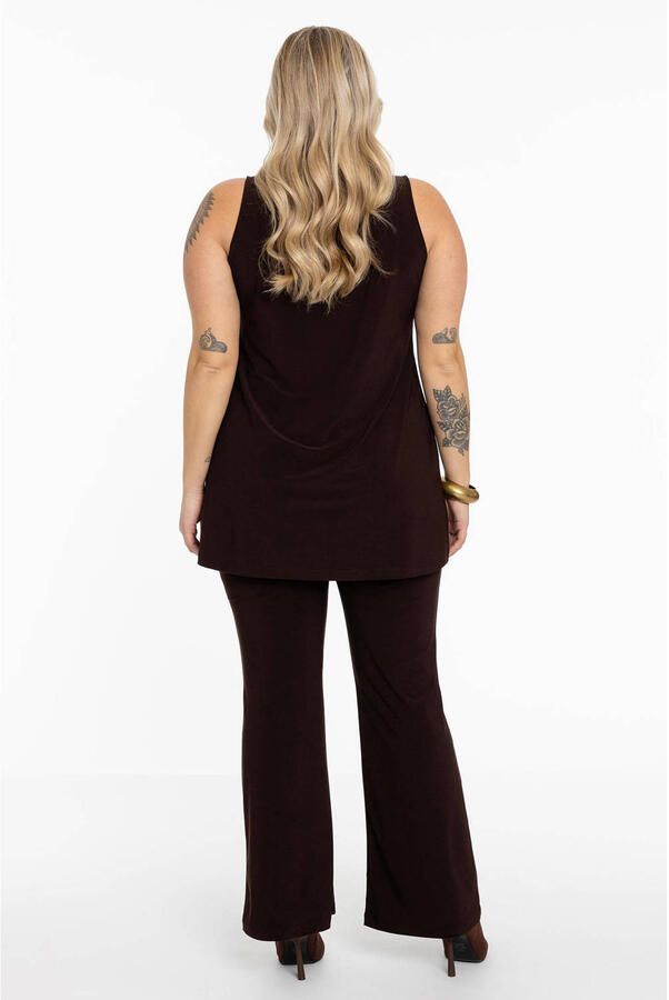 YOEK Travelstof singlet bruin - Foto 2