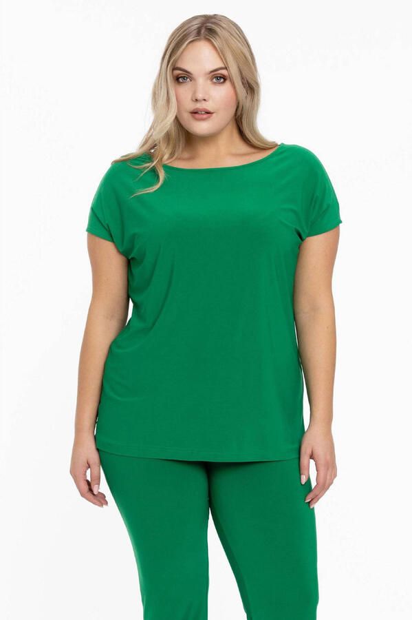 YOEK Travelstof T-shirt groen