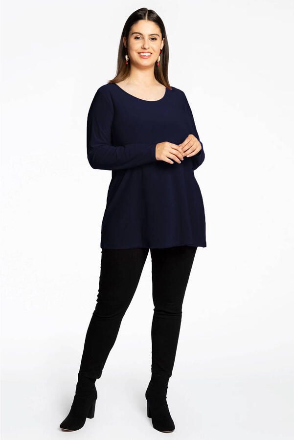 YOEK tuniek COTTON donkerblauw - Foto 2