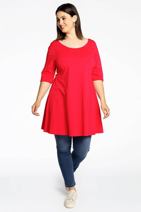 YOEK tuniek COTTON rood - Foto 2