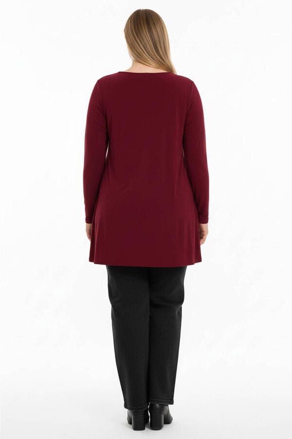 YOEK tuniek donkerrood - Foto 3