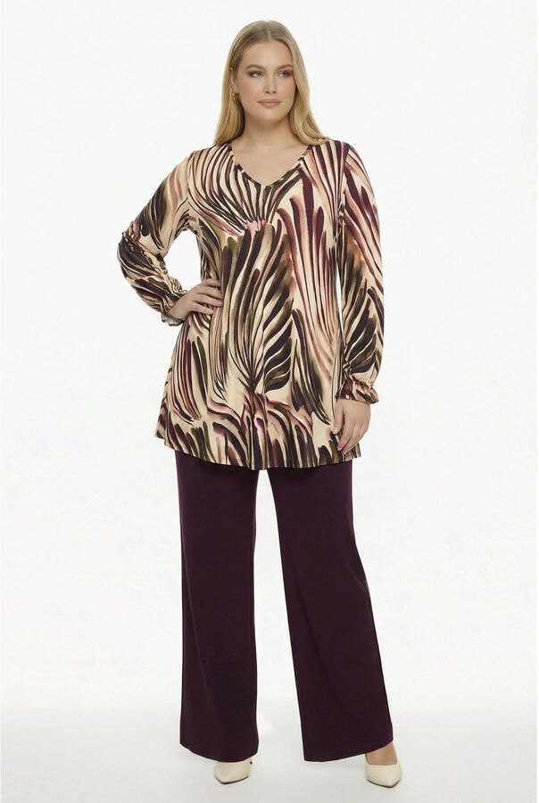 YOEK tuniek met print Plus Size meerkleurig - Foto 2