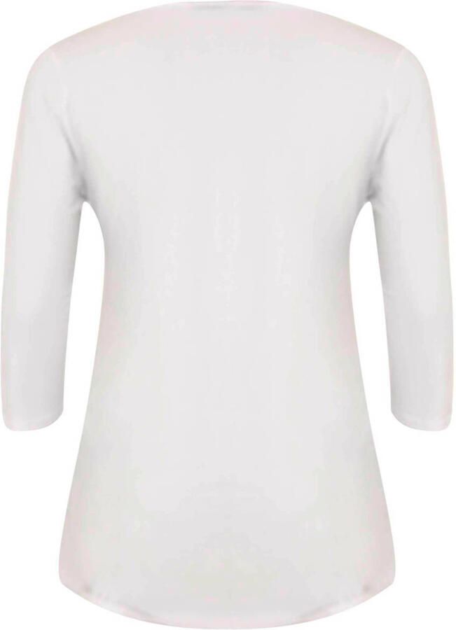 YOEK tuniek ORGANIC COTTON wit