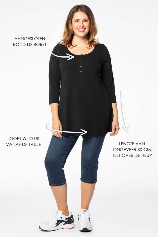 YOEK tuniek ORGANIC COTTON zwart - Foto 3