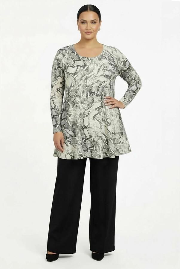 YOEK tuniek Plus Size beige - Foto 2